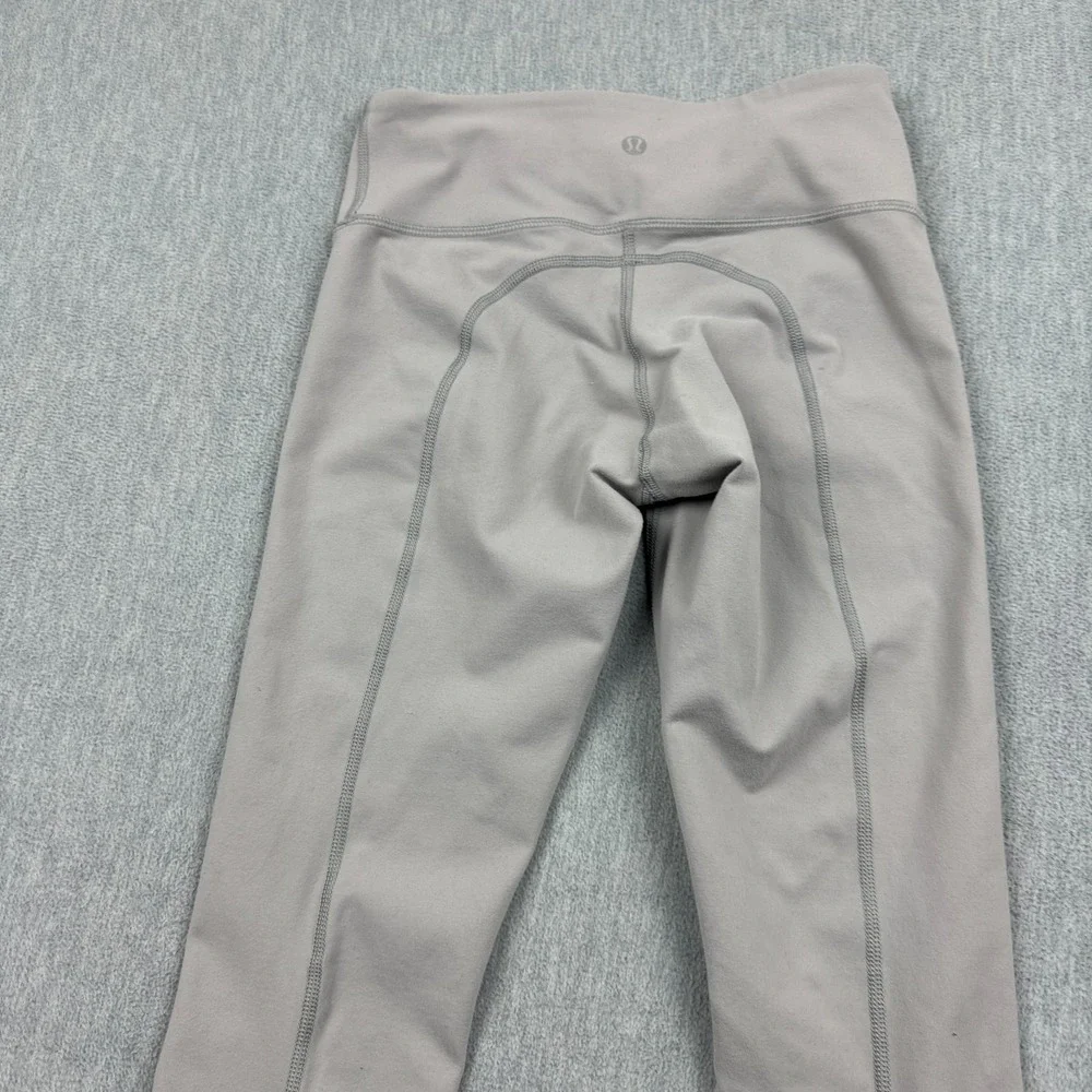 Lululemon Leggings Womens 4‎ Gray Find Your Flow Cropped 23